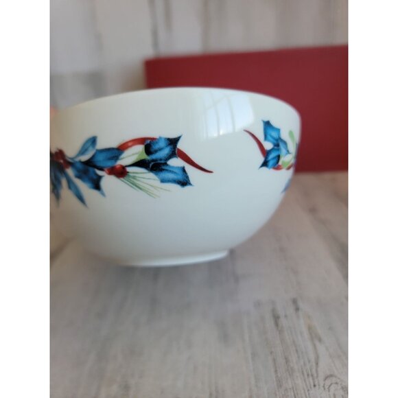 Lenox winter‎ greetings divided oval Bowl Xmas decor - Picture 5 of 7